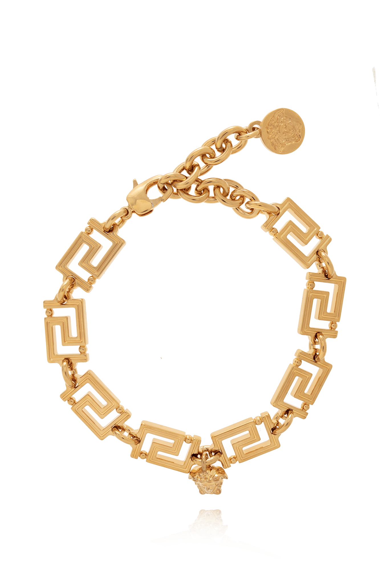 ブレスレット VERSACE FW25 'Greca' bracelet (DG07719DJMT 3J000) Versace Gold Greca Chain Bracelet In 3j000-Versace Gold - 34